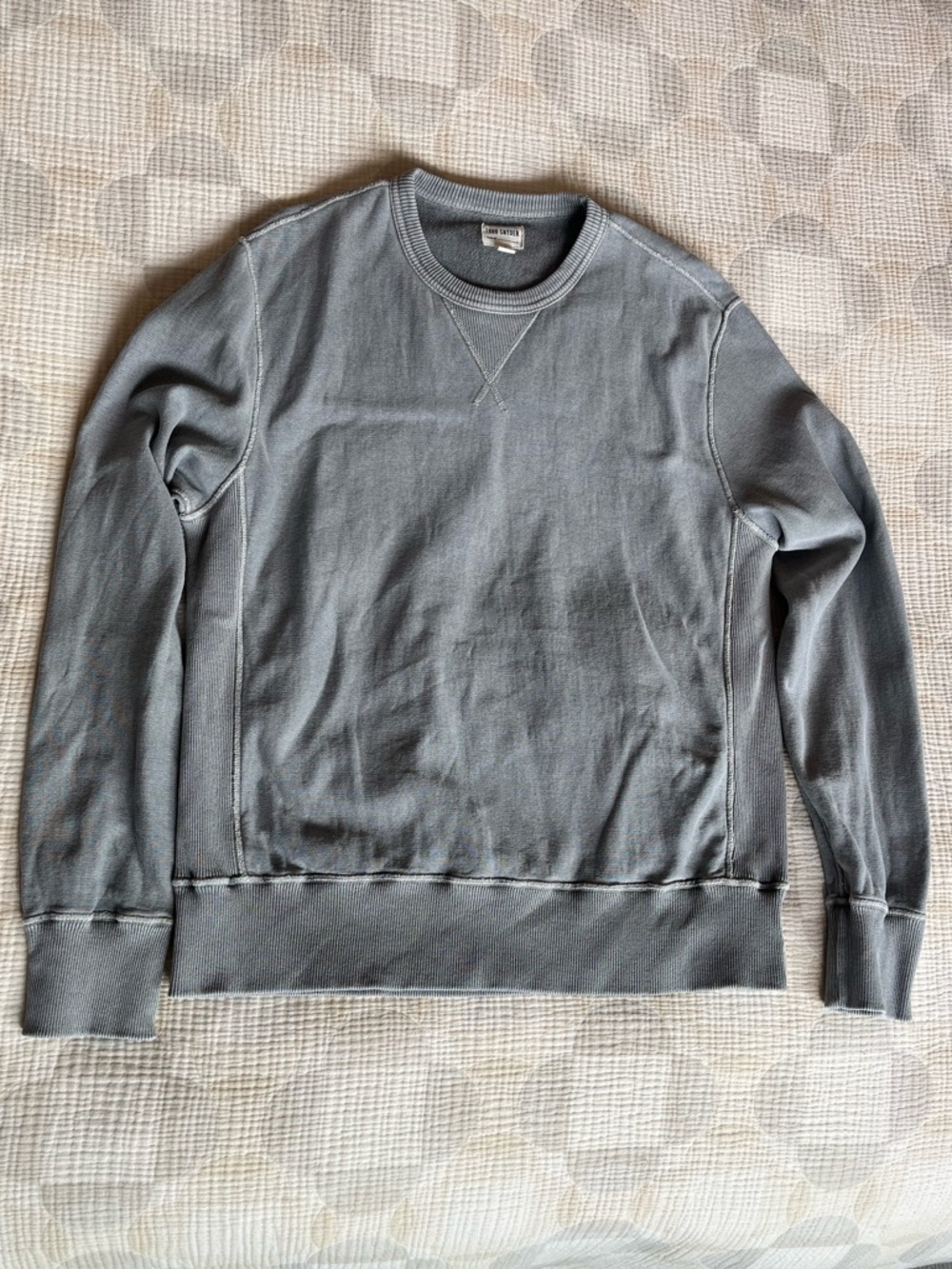 Todd Snyder Men's Gray Crewneck Sweatshirt (L)